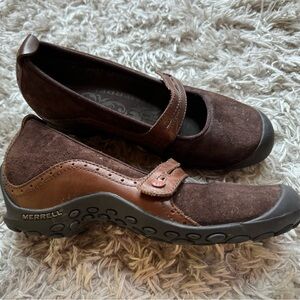 Merrell size 8 bandeau espresso leather walking shoe